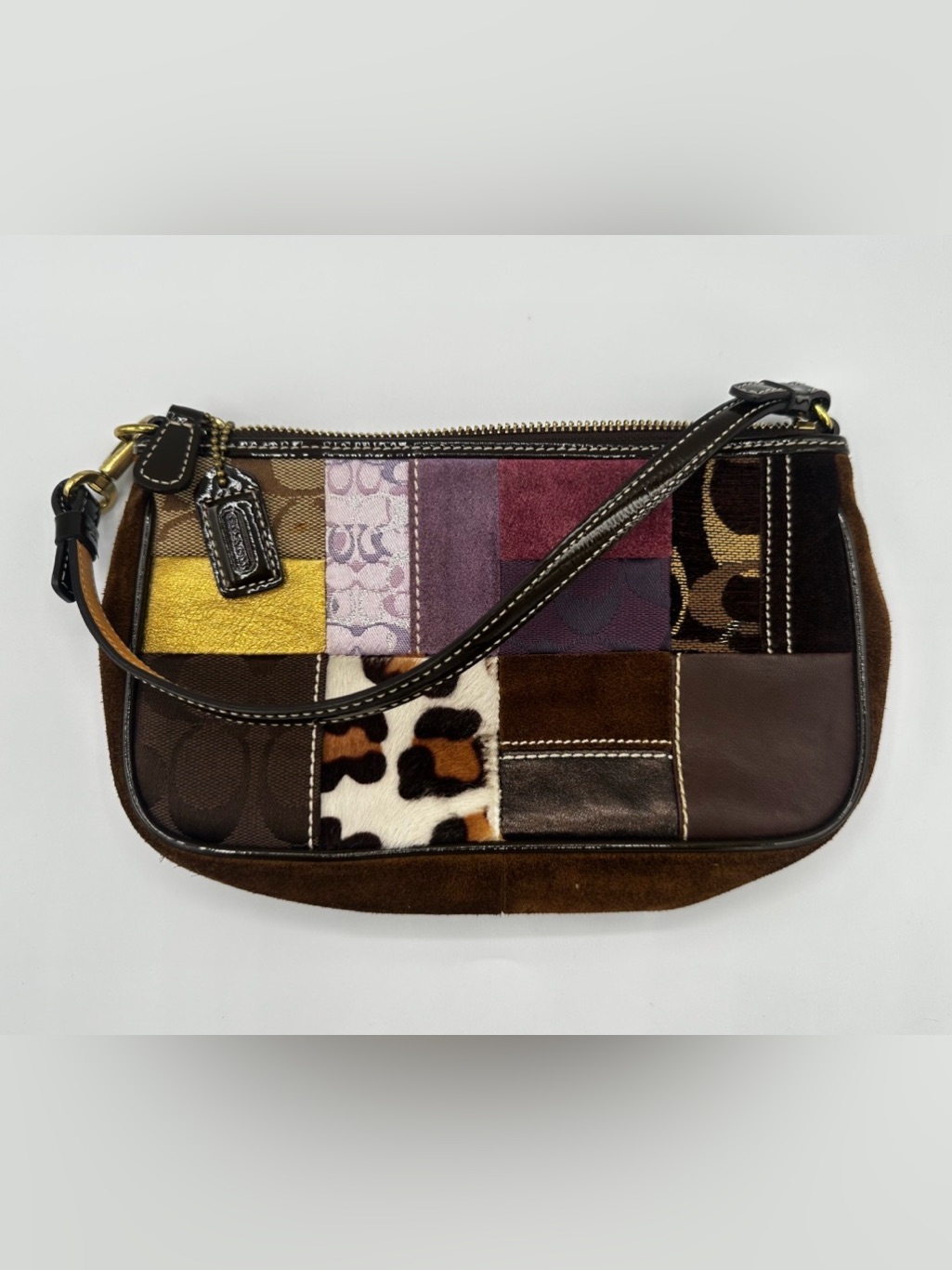 Coach Patchwork Demi Leather Mini Bag Y2k Vintage